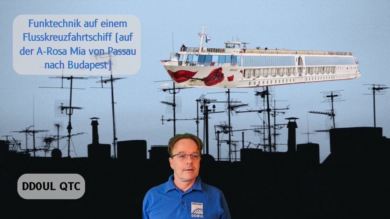 Funktechnik auf dem Fluss: Radar, AIS & Satelliten an Bord eines Kreuzfahrtschiffs