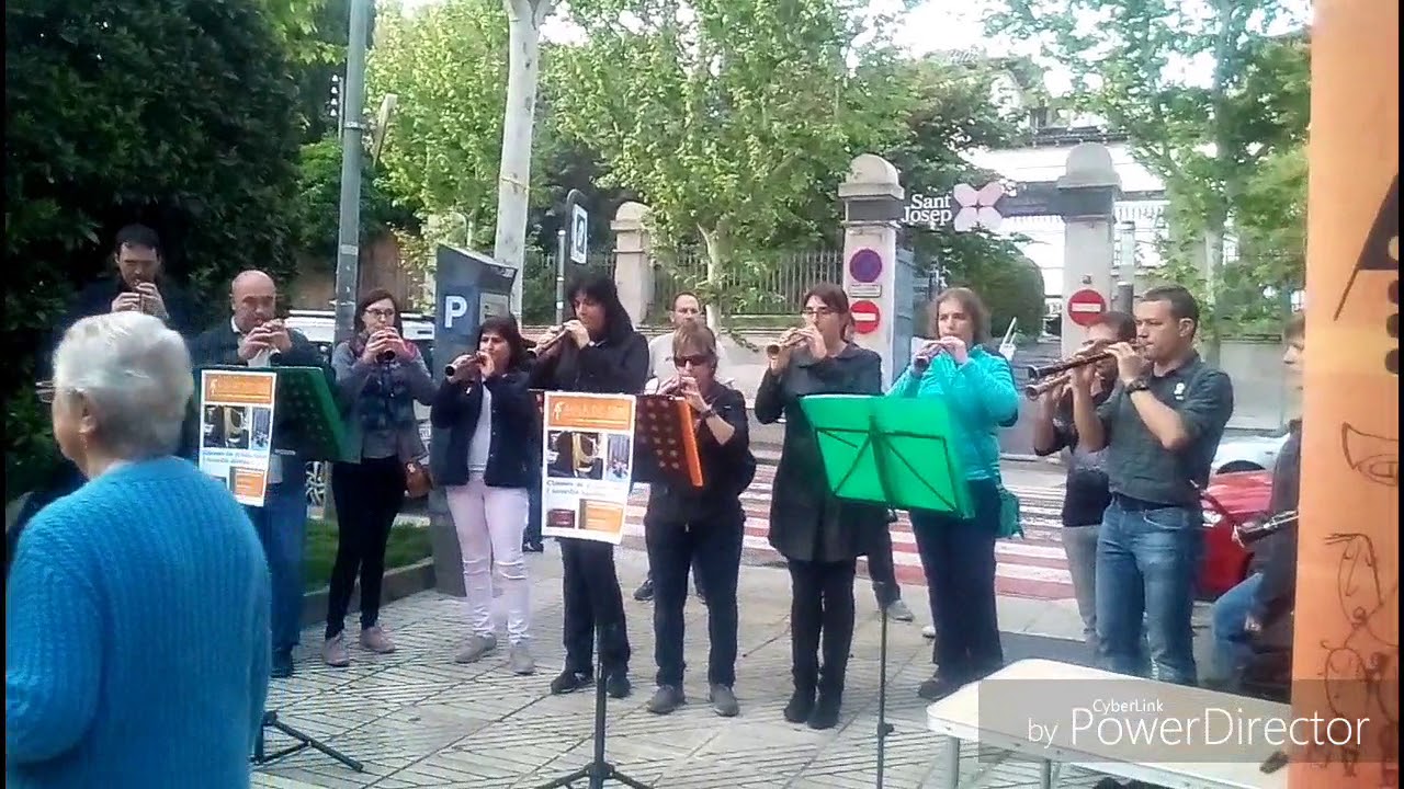 Aula de sons tocant per la fira Anoia d'Igualada (5/5/2018)