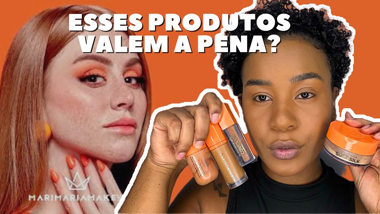 MARIA MARIA MAKEUP EM PELE NEGRA | BASE VELVET SKIN, COVER UP, CORRETIVO COVER UP E PÓ SOFT SILK
