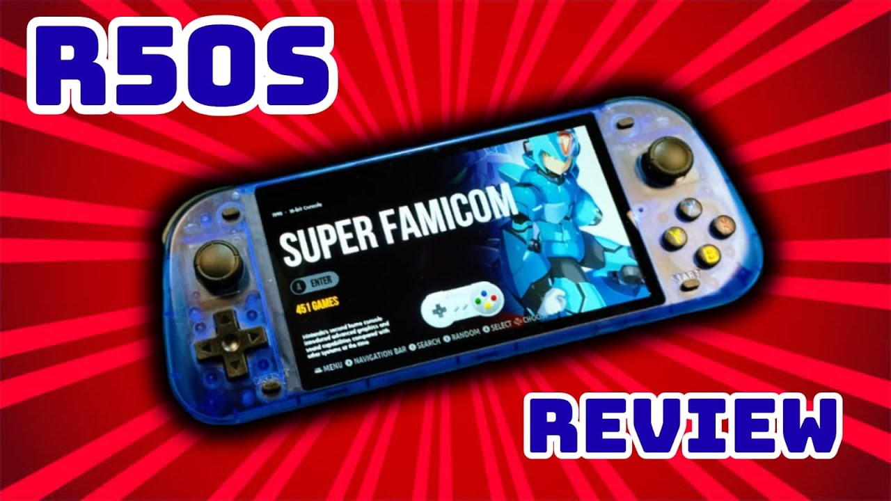 R50S: O Melhor Console Portátil Barato Com Tela Gigante e Conforto