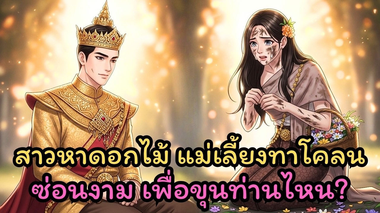 สาวงามถูกแม่เลี้ยงแกล้งเอาของสกปรกทาหน้า หวังซ่อนความสวยจากขุนนางเลือก