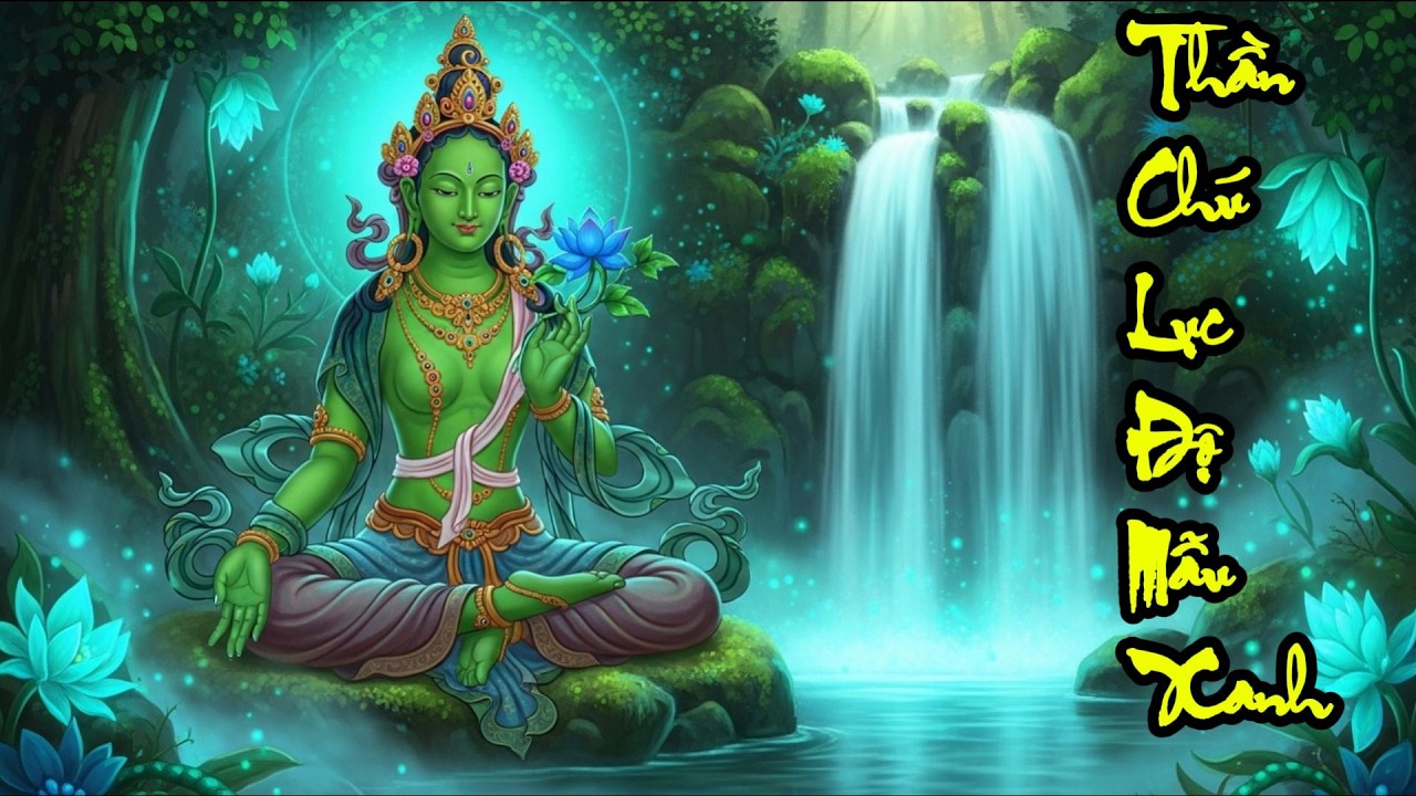 🪷 Thần Chú Lục Độ Mẫu Xanh | Green Tara Mantra – Om Tare Tuttare Ture Soha · Che Chở & Bình An