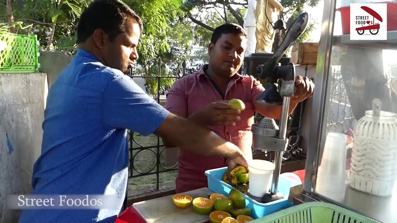 Fresh Orange Juice Recipe | ROAD SIDE HEALTH STREET FOODS | A1