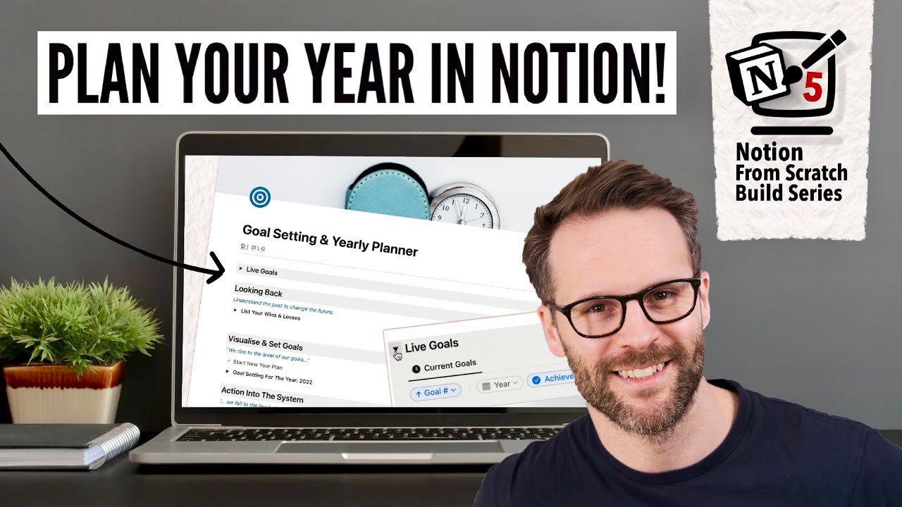 Goal Setting In Notion: Your Yearly Review Guide & Build Tutorial 2023!
