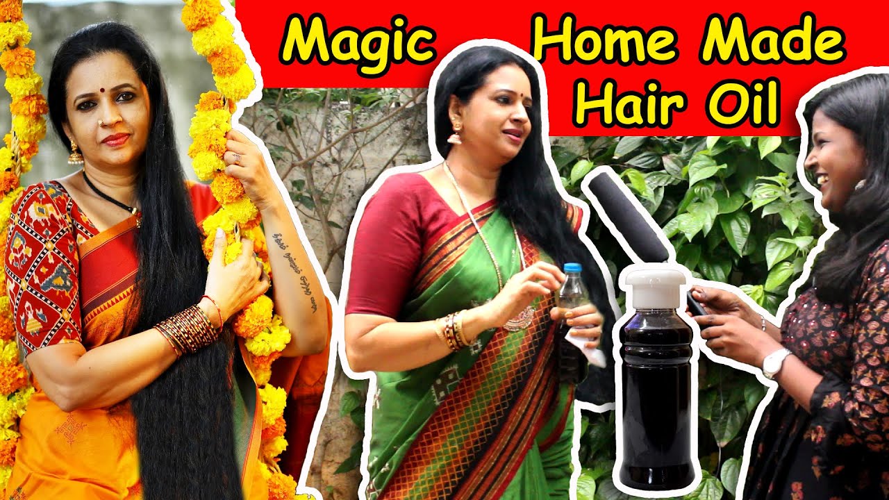 Magic Hair Oil making from Actress / News Reader Sujatha Babu | VJ Shalini | Part 02