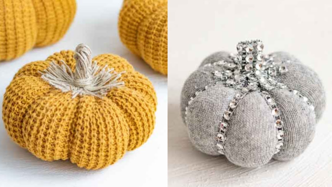 🎃 Calabazas de Tela DIY Para Otoño 2020 🍂 DIY Cloth Pumpkins