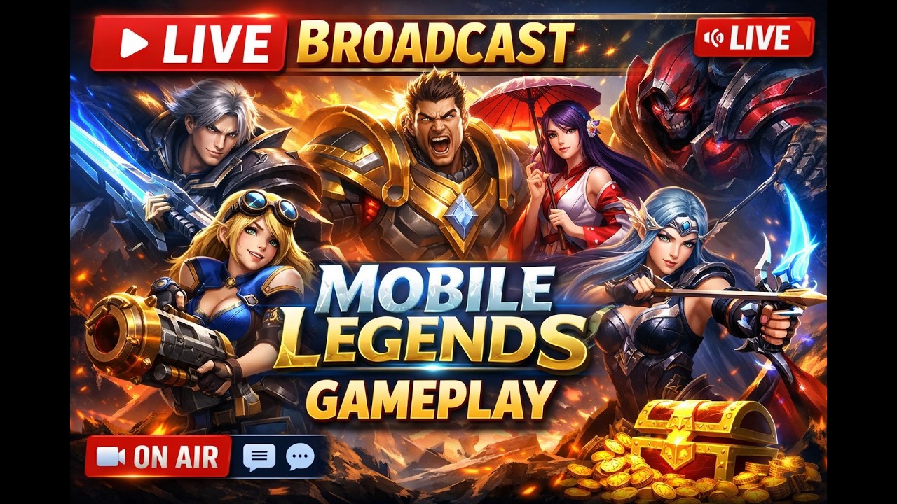 Live Broadcast! Mobile Legends Mythic Gameplay 11 Jan 2026