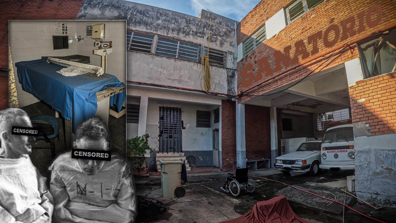 ASSUSTADOR TUDO QUE ENCONTRAMOS NO INTERIOR DESSA TERRÍVEL CLÍNICA PSIQUIÁTRICA ABANDONADA(TEM TUDO)
