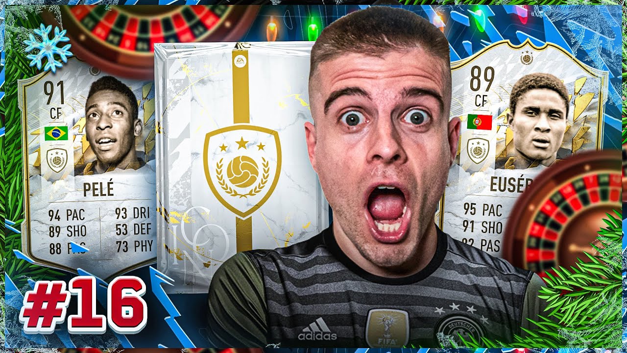 FIFA 22: RANDOM ICON ROULETTE Squad Builder Battle 😱🔥 ADVENTSKALENDER #16 ❄️