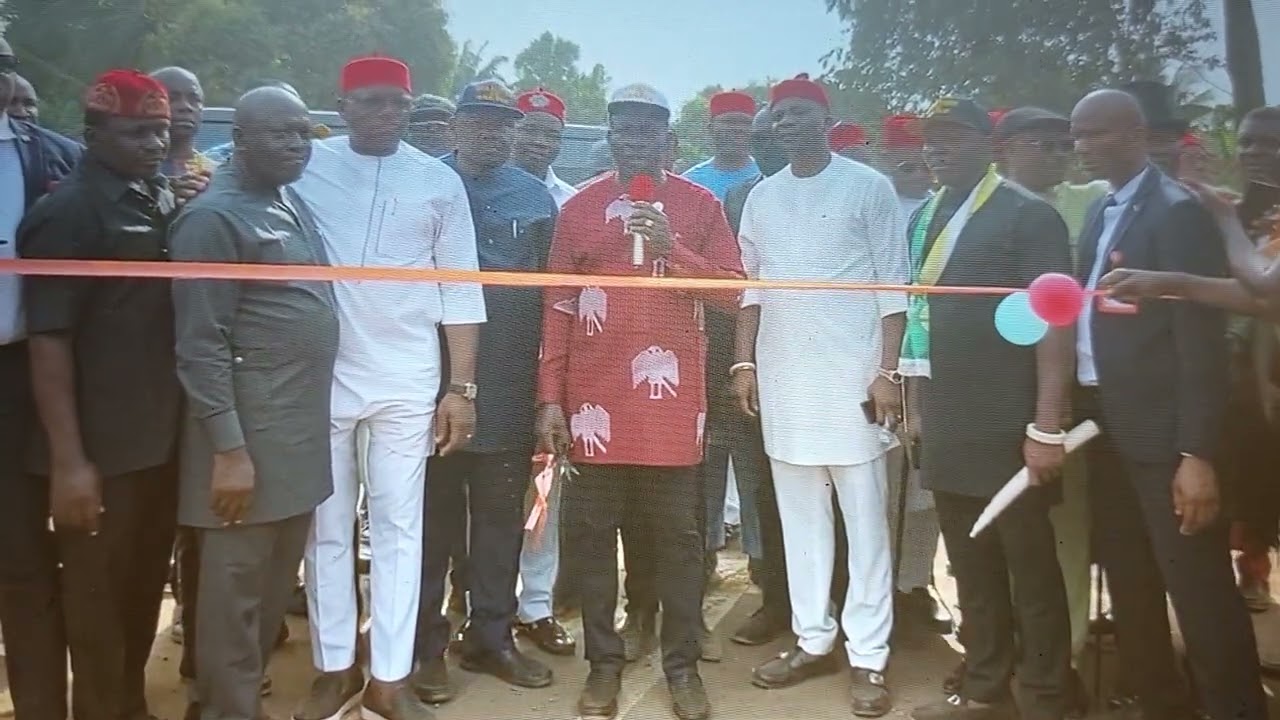 Aku rue Uno lands in Ozubulu as Soludo commissioned 3km Road & Modern Markett@Soludo@Ibeto@Ifekudu