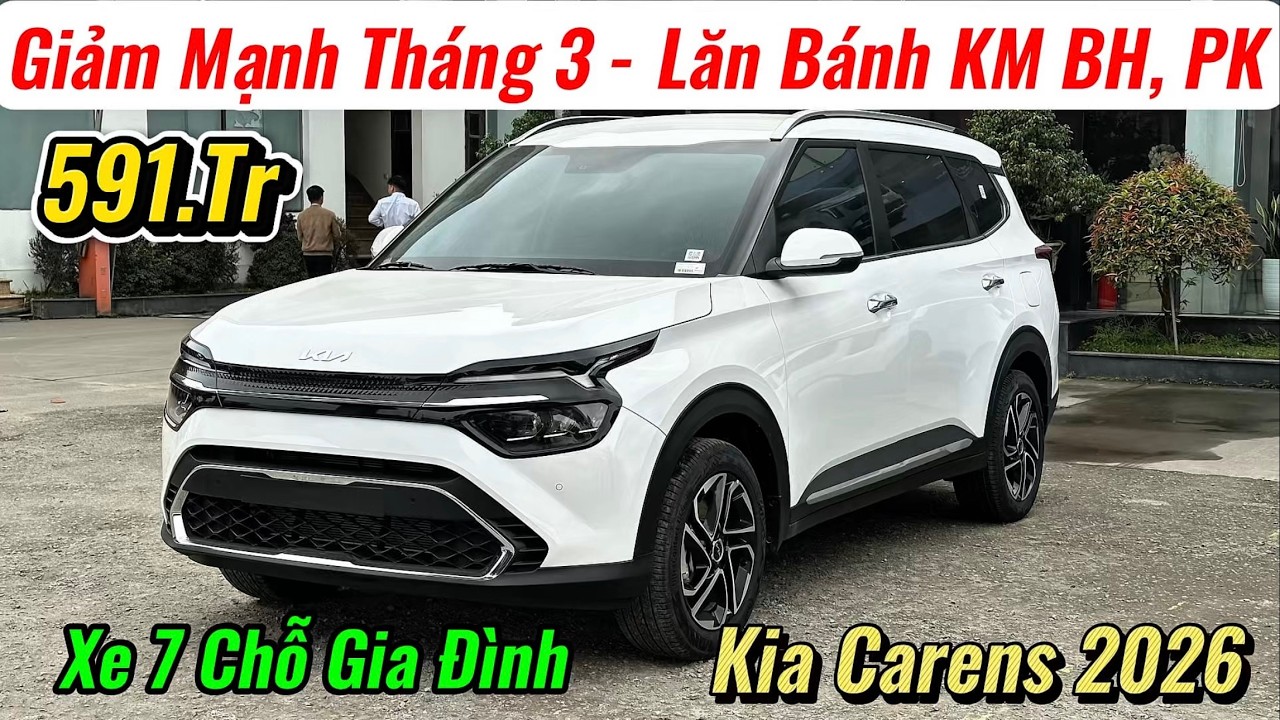 ✅Giá Xe Kia Carens Giảm Thêm Tháng 3 | Lăn Bánh vẫn Cạnh Tranh Xpander, BRV, Veloz | Giá Xe Việt