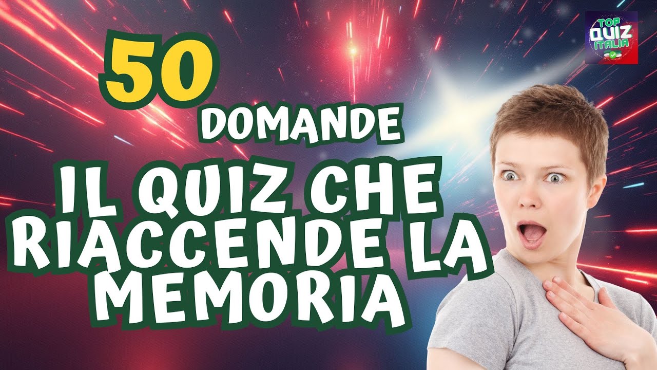Viaggio nel Sapere – Il Quiz che Riaccende la Memoria