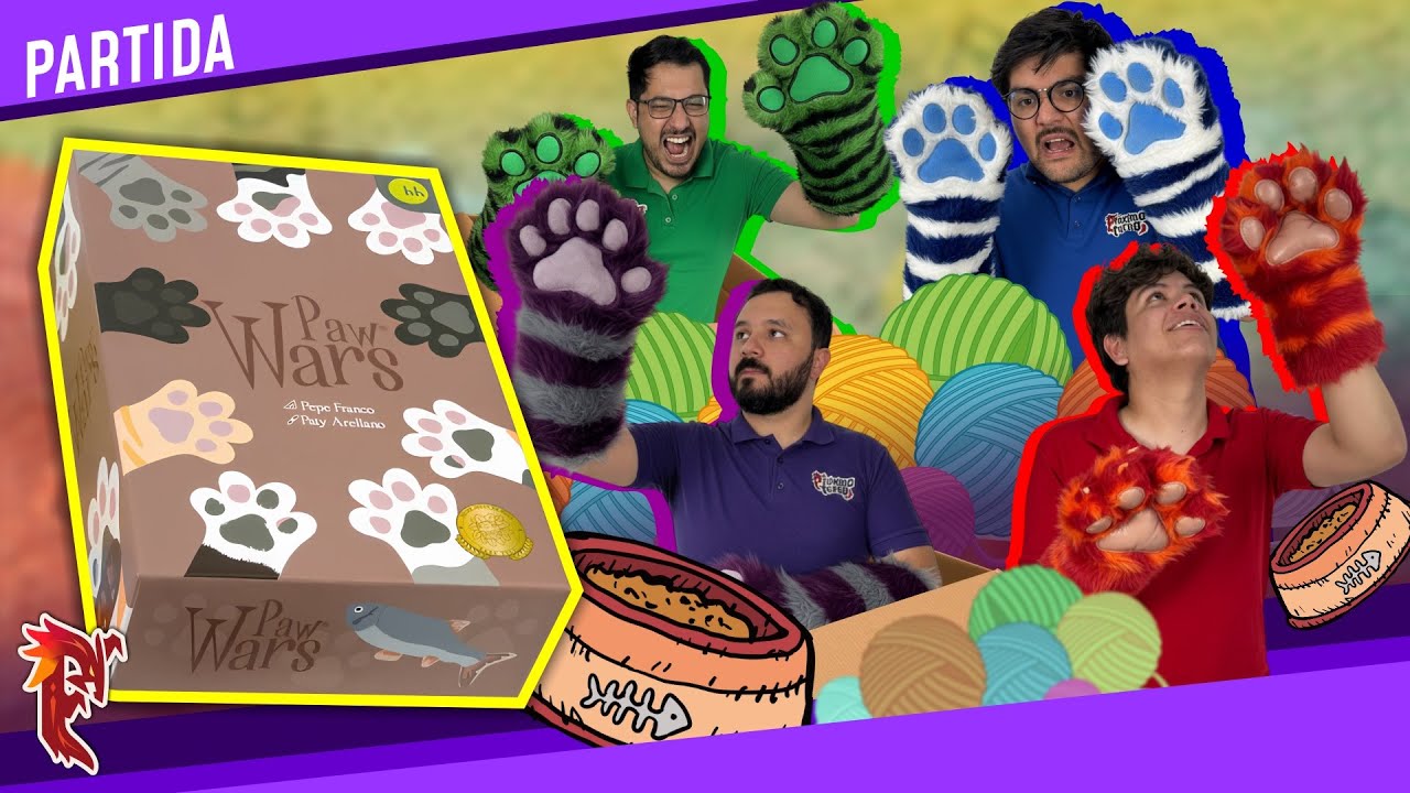 😺🧶 Jugamos PAW WARS - Juego rápido y divertido para amigos