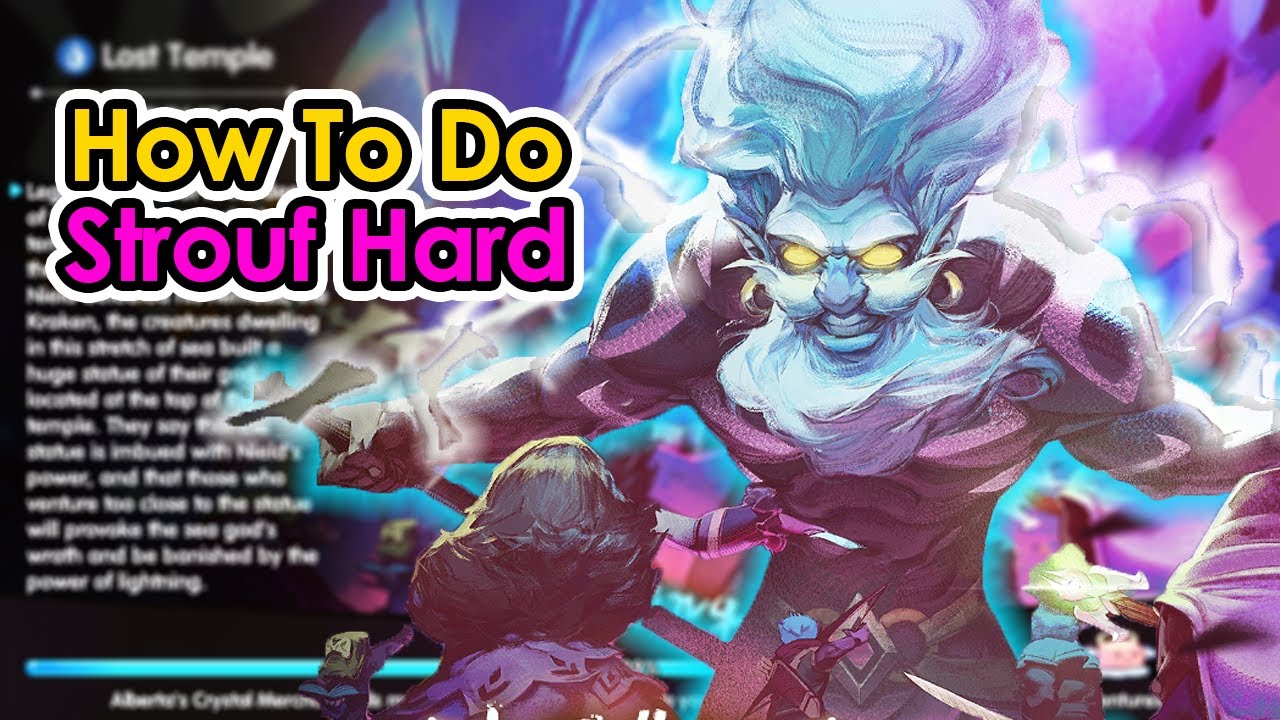 [ROX] How To Do Strouf Hard Mode Lost Temple Instance 한글자막 | KingSpade