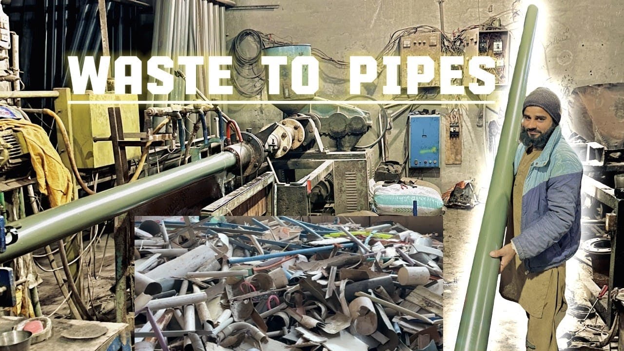 Waste Material to New PVC Pipe | Manufacturing of PVC Pipe | Complete Detailed process