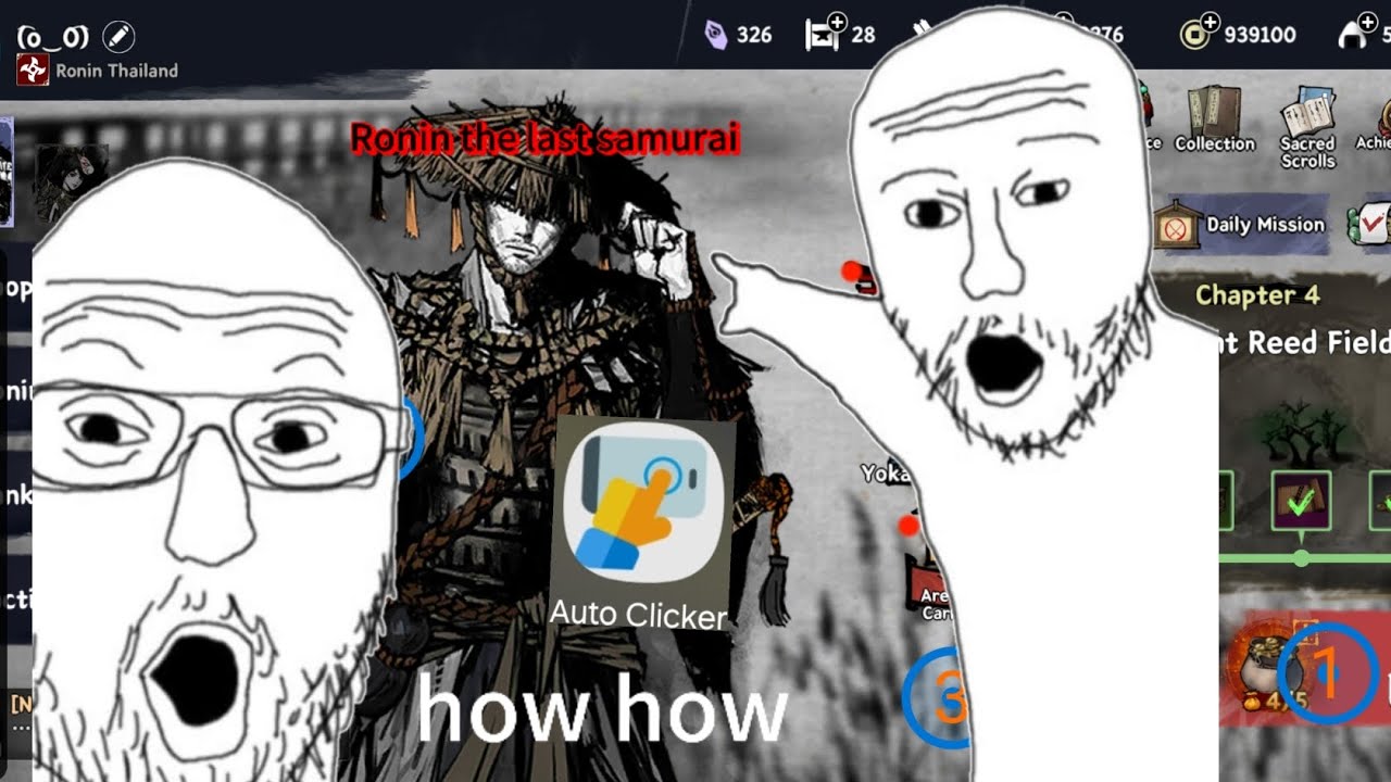 Ronin The last samurai autoclicker setup