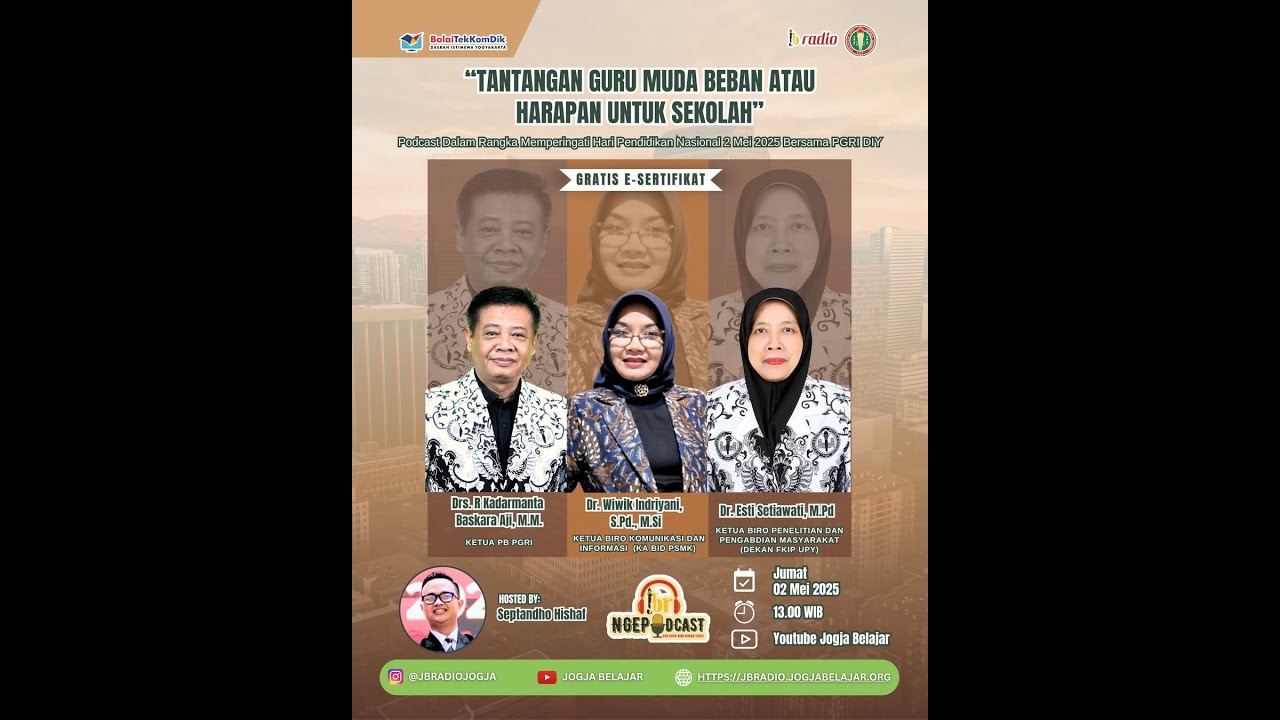 JBR NGEPODCAST | TANTANGAN GURU MUDA BEBAN ATAU HARAPAN UNTUK SEKOLAH