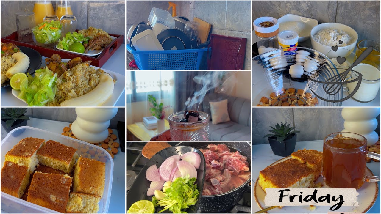 | FRIDAY ROUTINE | QADADII JIMCADA  BARIIS IYO SUQAR + DOLSHU QUMBO AAD U FUDUD UNA MACAAN🥧😍