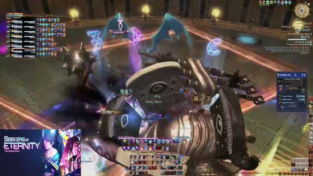 FF14 Forked Tower Magitaur (Dragoon) -- bonus goof at the end