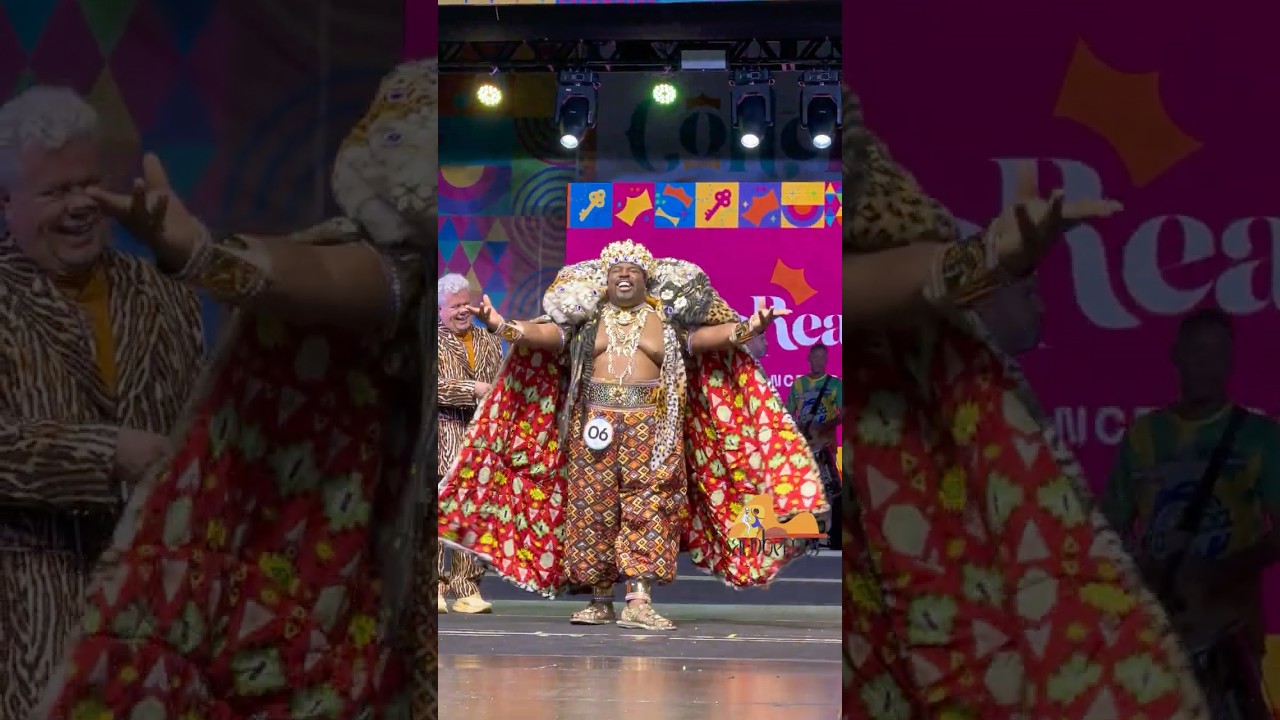 VICE REI MOMO DA CORTE REAL DO CARNAVAL DO RJ.  #carnaval2026 #samba