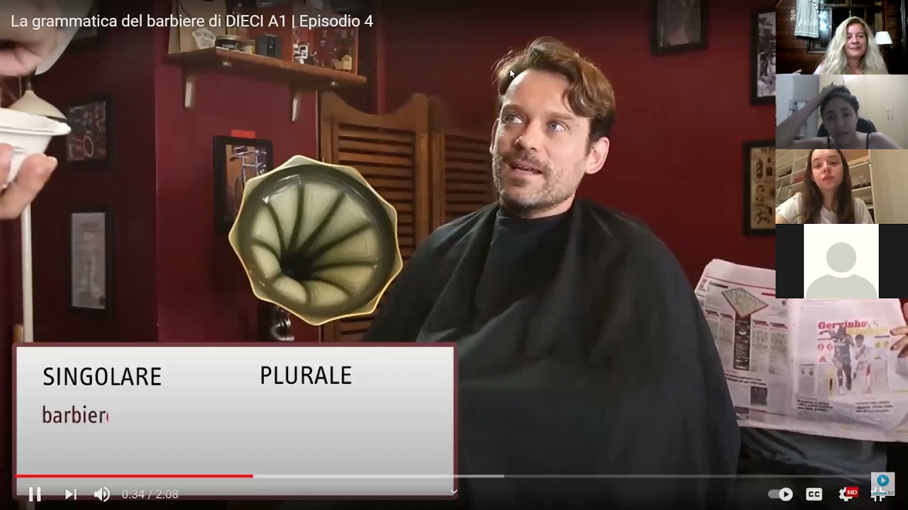 Minuti di Italiano - plurali, dal barbiere e da legere