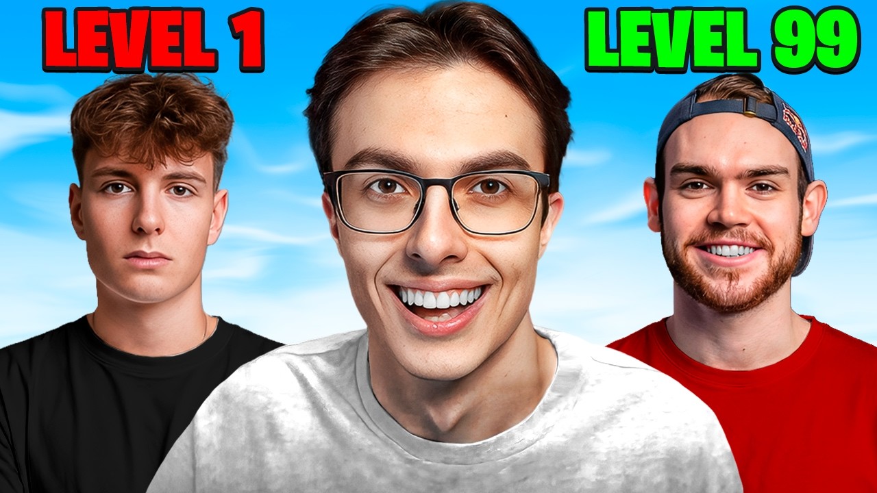 Reacting to Level 1-100 Fortnite PROS!