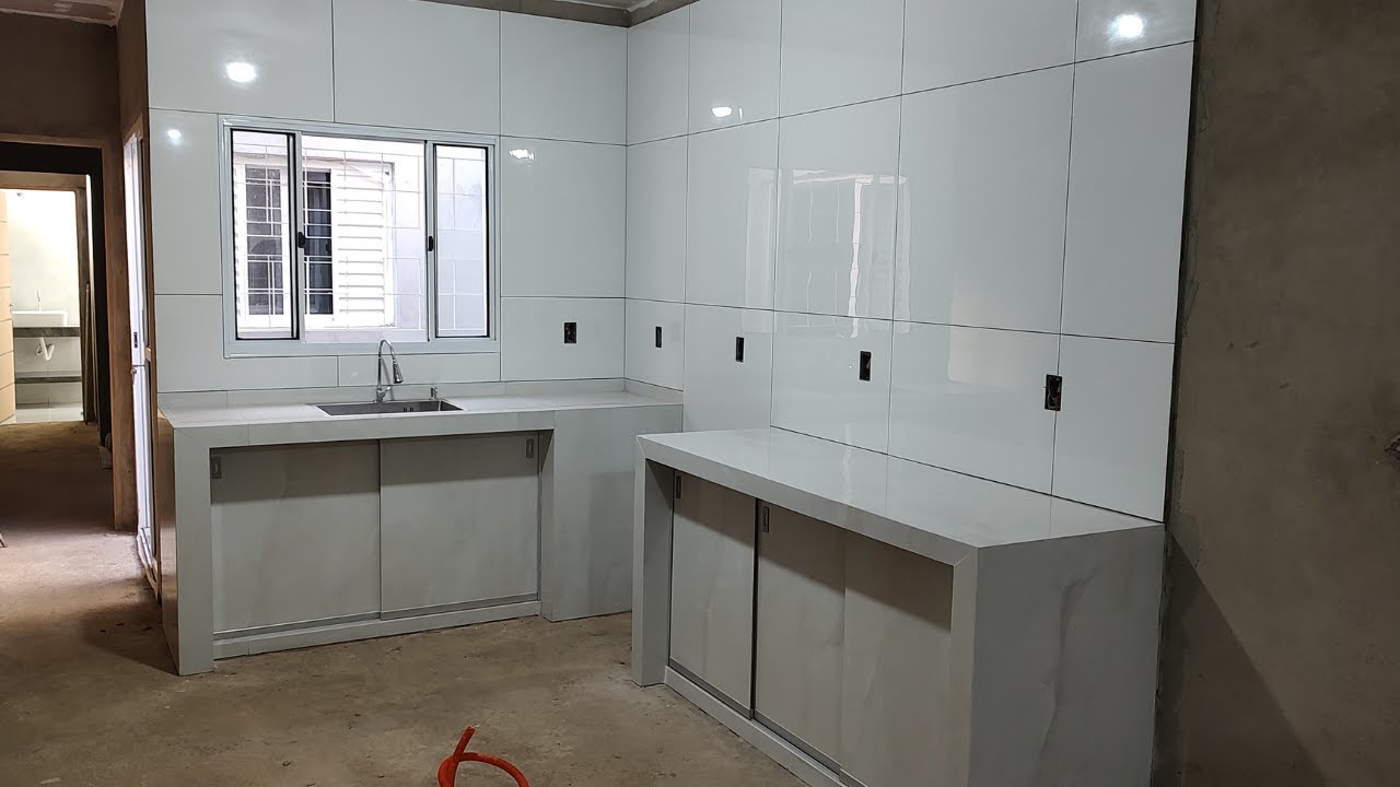 Cozinha planejada em alvenaria