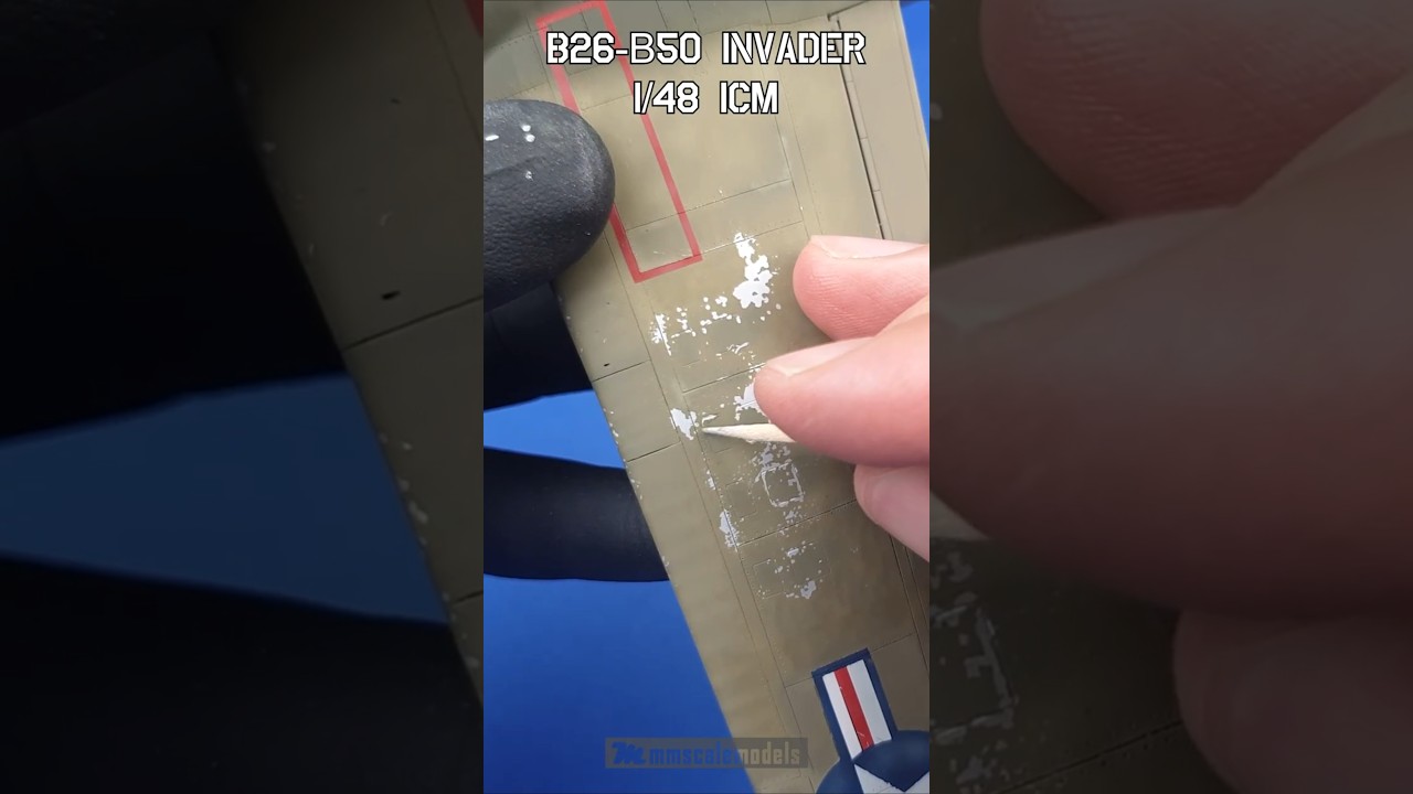Chipping  #scalemodel #plasticmodel #modelairplane