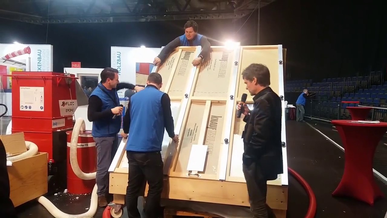 Knauf Insulation Supafil Einblasdämmung auf den Knauf Werktagen 2017
