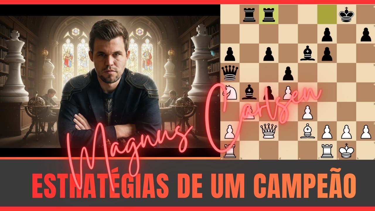 APRENDA ESTRATÉGIA COM MAGNUS CARLSEN
