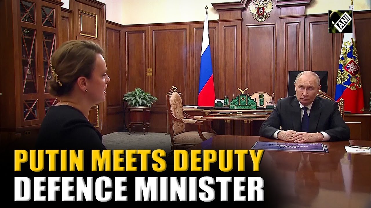 Russian President Vladimir Putin meets deputy defence minister days after his residence attack