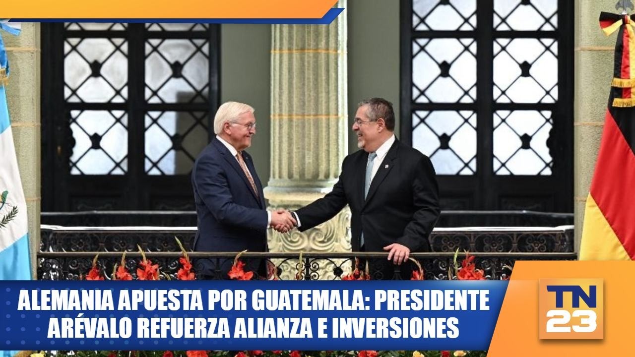 Alemania apuesta por Guatemala: Presidente Arévalo refuerza alianza e inversiones