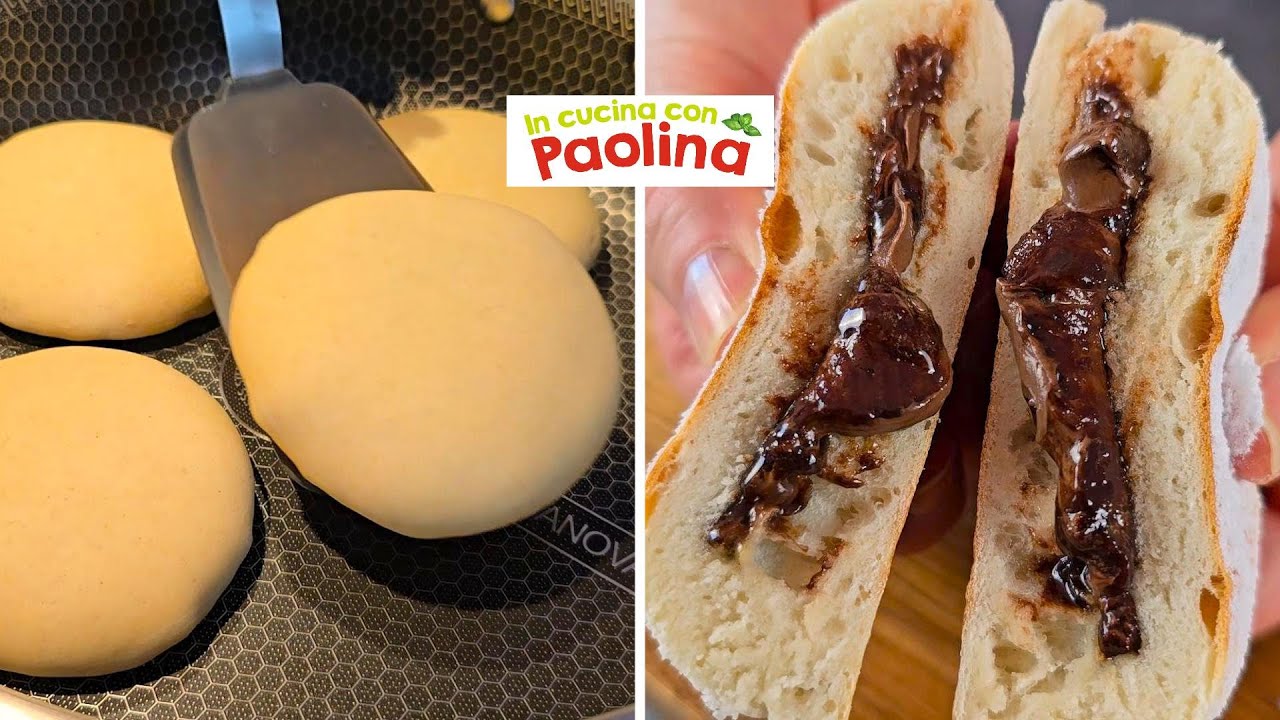 Фокачча с Нутеллой 🍫 БЕЗ ДУХОВКИ! Готовится за считанные минуты, рецепт, который нельзя пропустить!