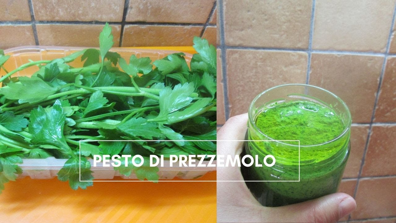 #PESTO DI PREZZEMOLO# conservazione #prezzemolo tritato#