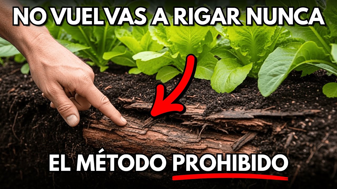 El Huerto que se Riega SOLO por 30 Años (Sin Electricidad) — ¿Por Qué el Sistema No lo Enseña?