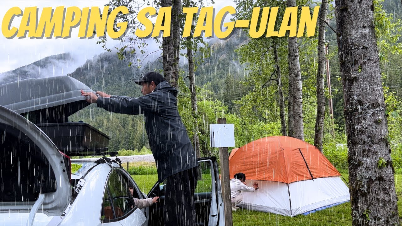 FILIPINO FIRST TIME CAMPING sa CANADA (Grabe pala To! Umulan pa!😭