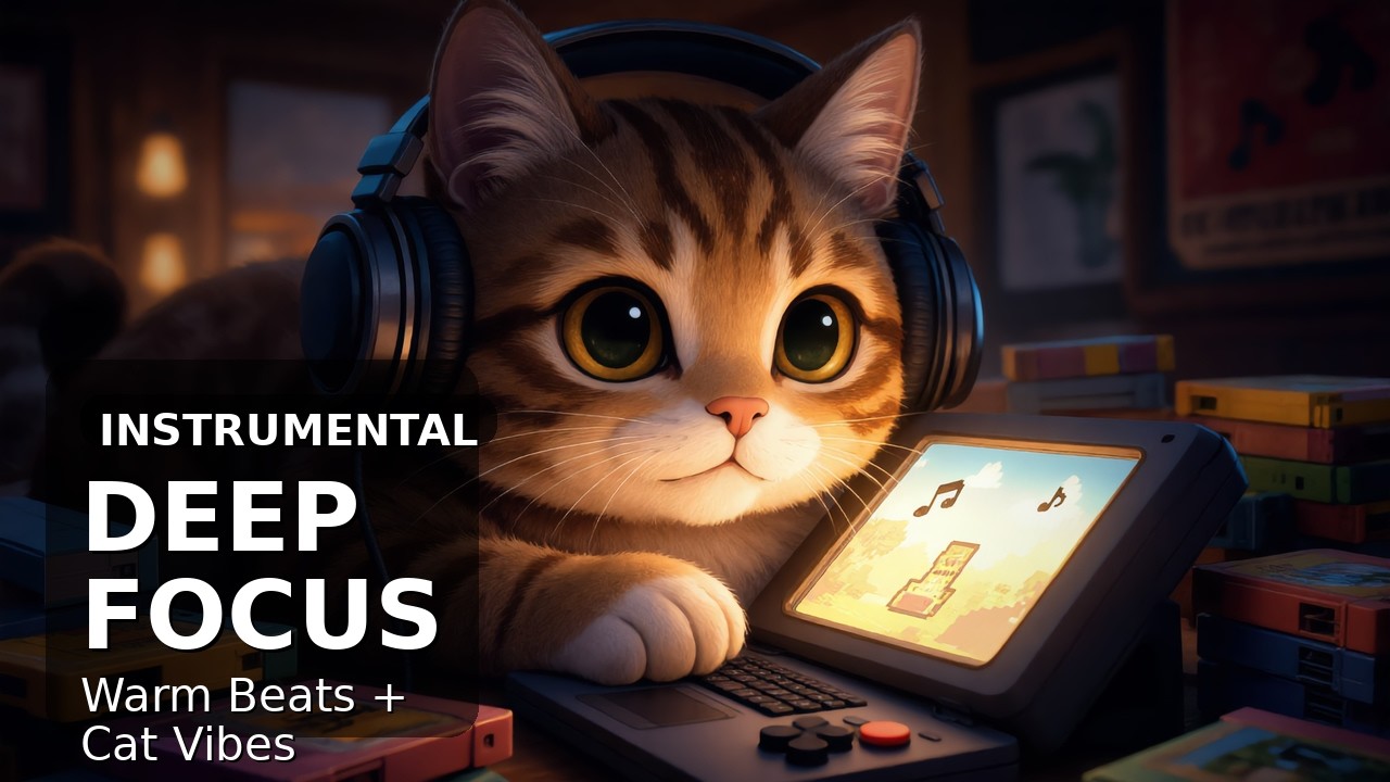 Cozy LoFi Room 🔴 Cat Vibes | Study • Chill • Sleeplofi