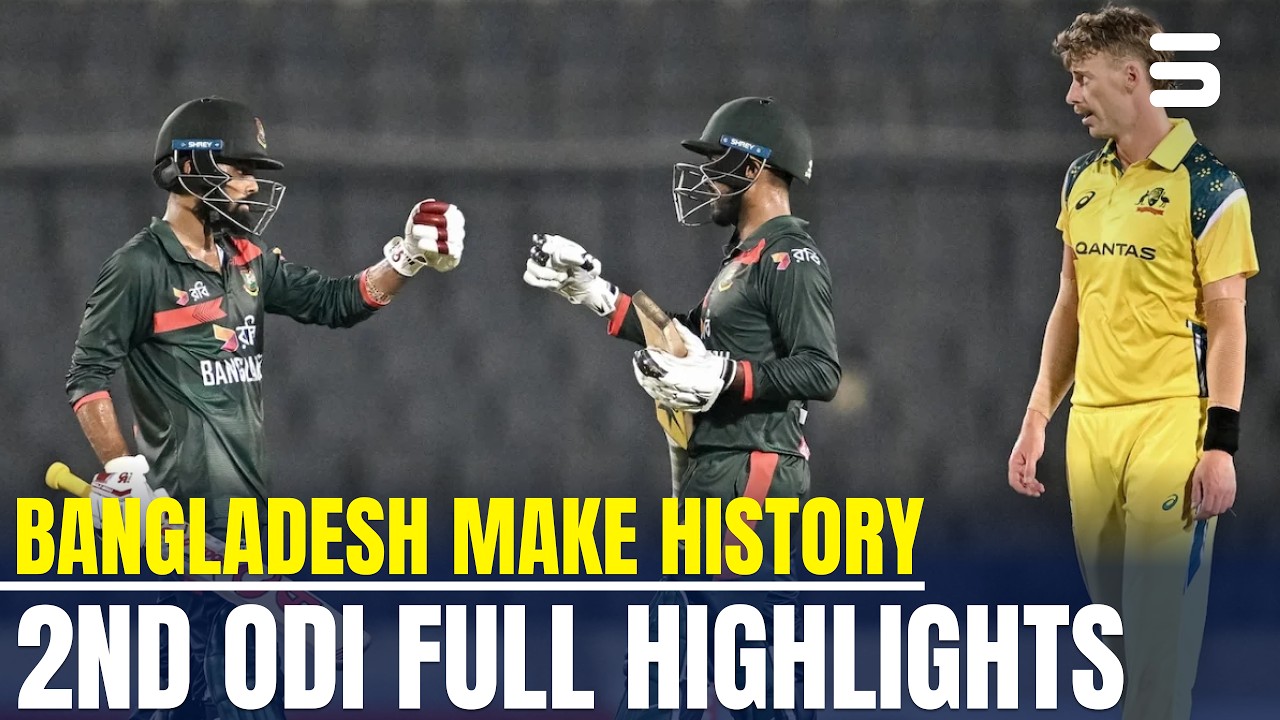 Bangladesh Win ODI Series Against Australia For The First Time 🏆| 2nd ODI 2026 | M9K1K