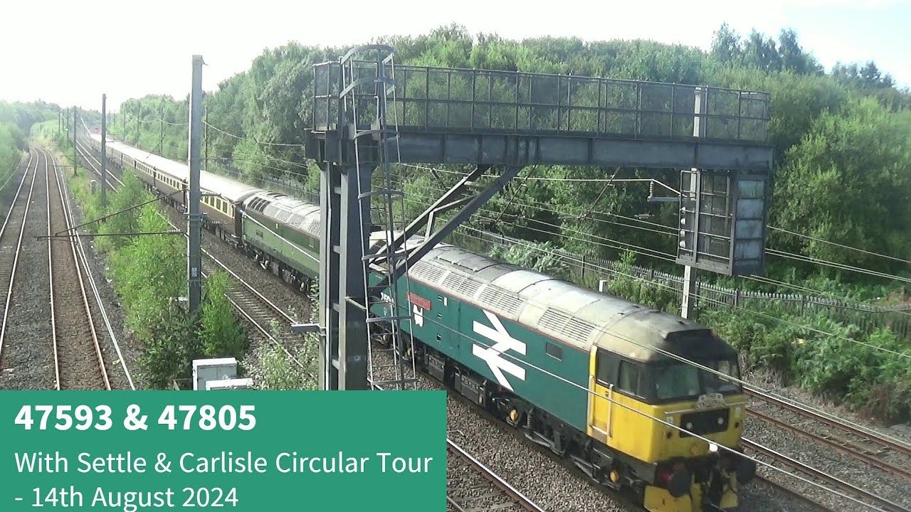 47593 & 47805 With Settle & Carlisle Circular Tour- 14th August 2024