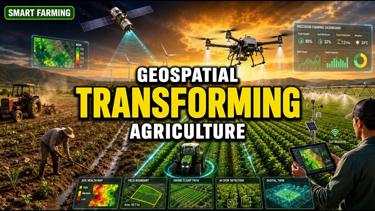 Transforming Agriculture through Geospatial Technologies