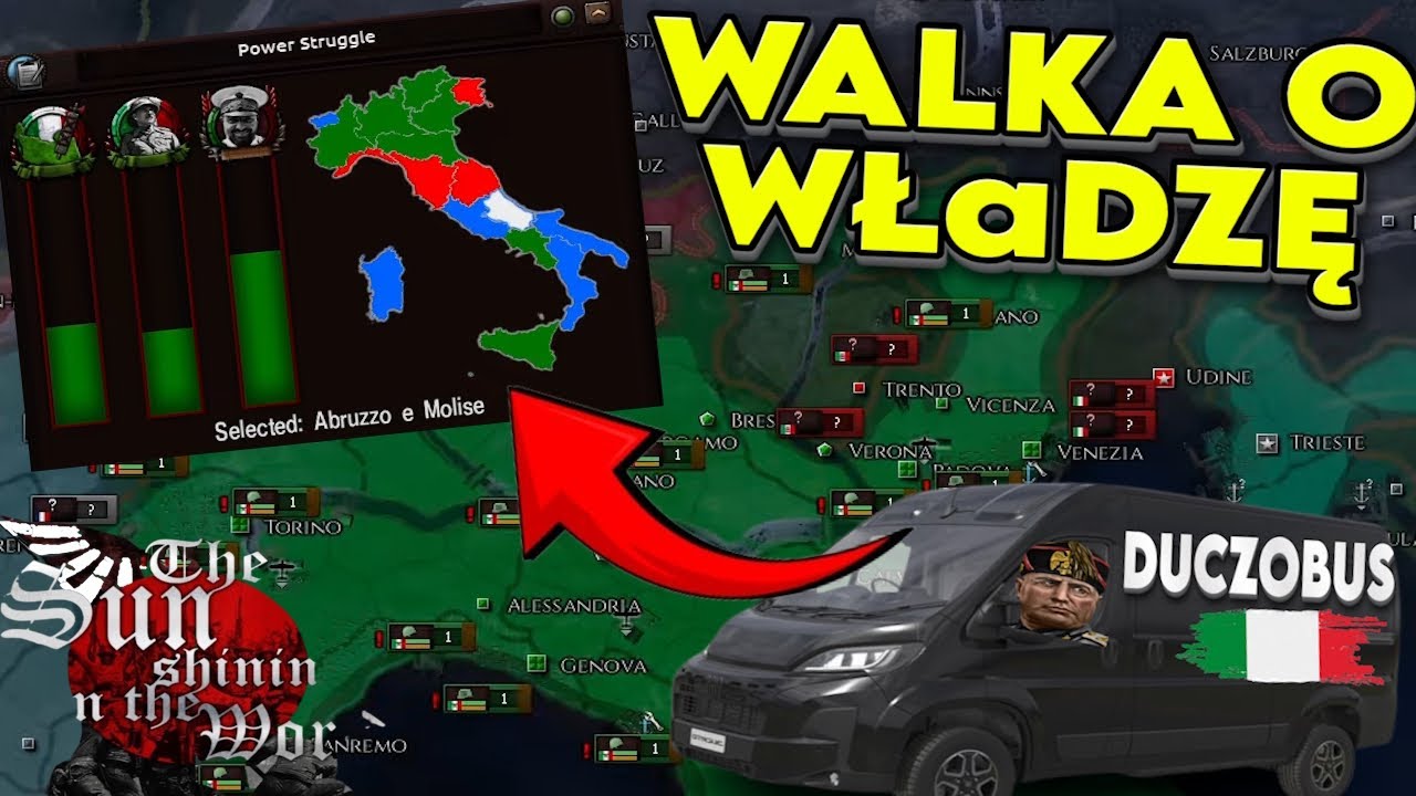[1] NAJLEPSZE WOJNY to CIVIL WAR! | The Sun Shining on the World | Hearts of Iron IV