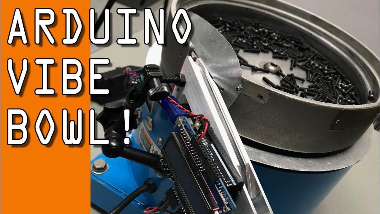 Arduino Vibe Bowl Screw Feeder!  WW169