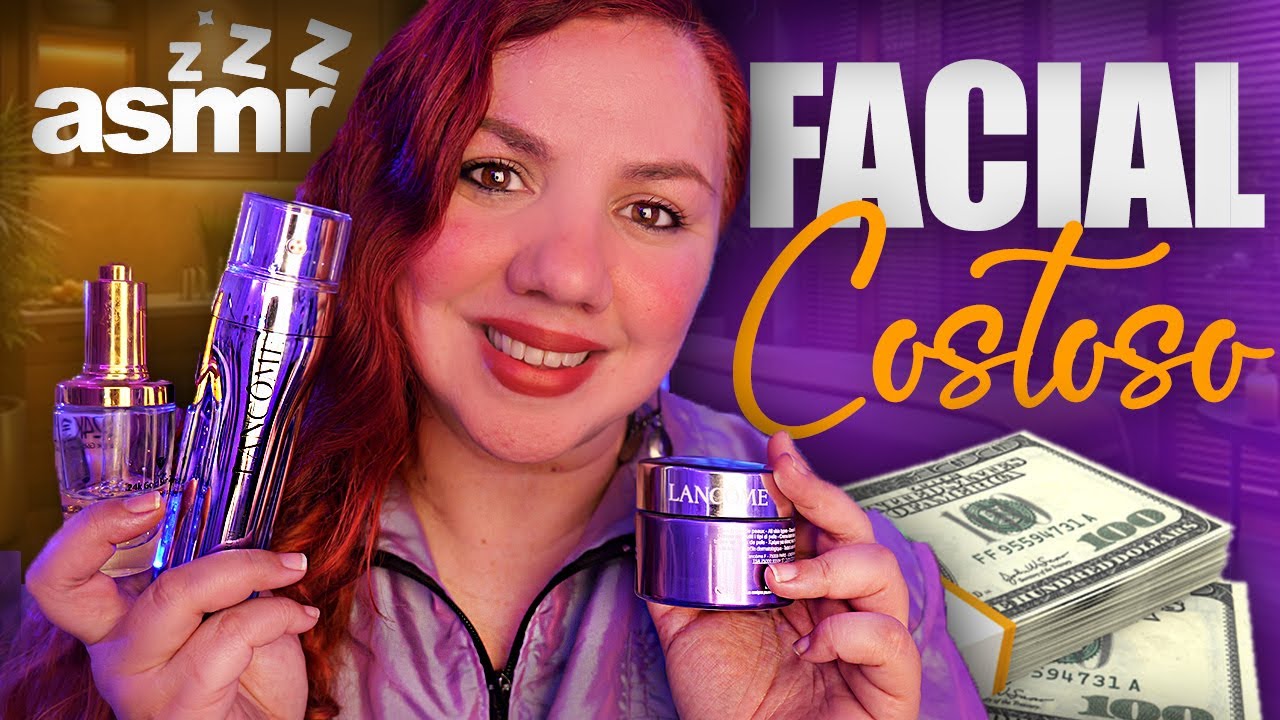 🌙 ASMR Español Spa FACIAL con Skincare CAROS Role Play | Susurros & Gotero