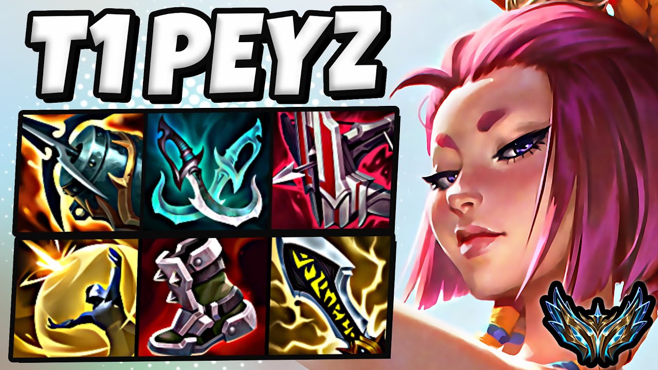 T1 Peyz Yunara vs Aphelios [ ADC ] Korea Challenger Patch 25.24
