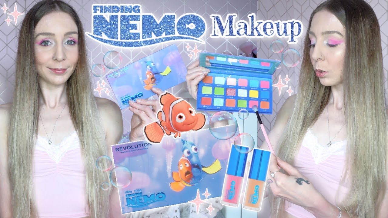 FINDING NEMO MAKEUP REVOLUTION 💙 COLLAB with @moretofaye 🐠