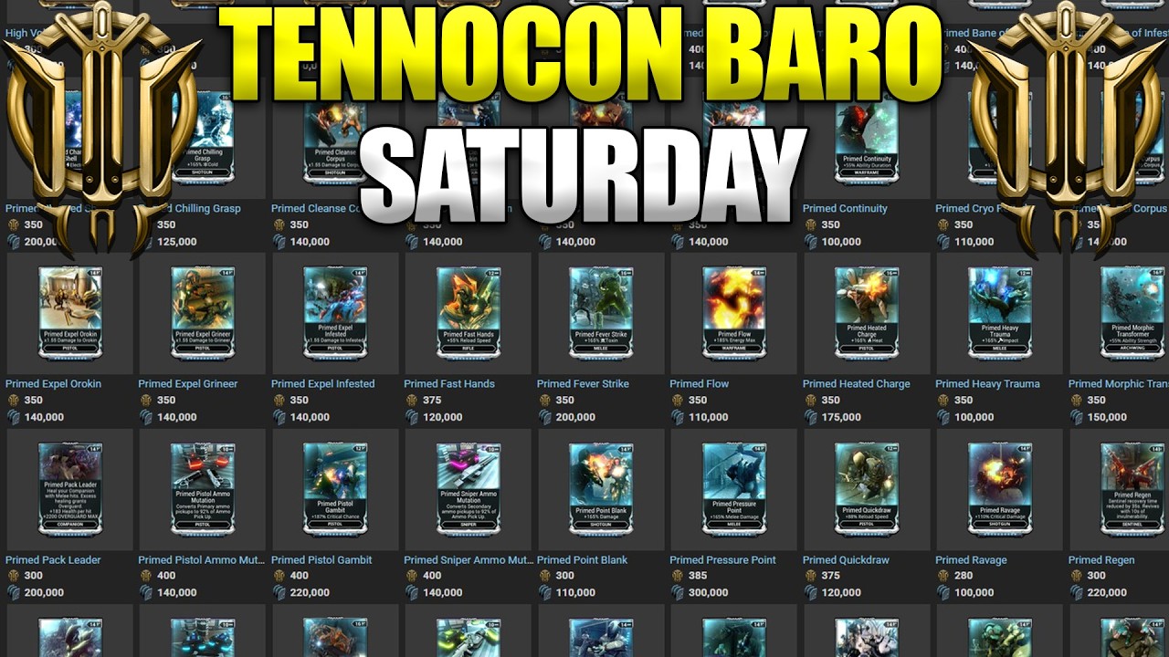 Every Tennocon 2026 Baro Relay Item & What To Buy! Warframe Guide