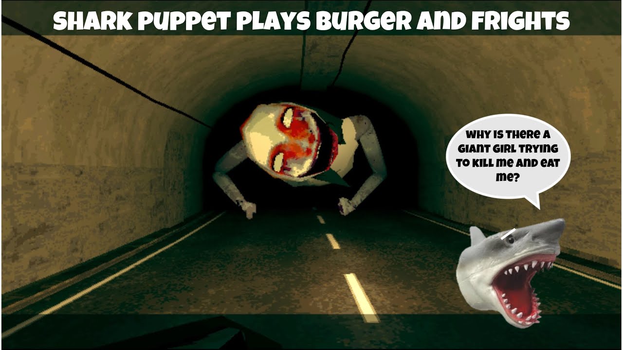 SB Movie: Shark Puppet plays Burger and Frights!