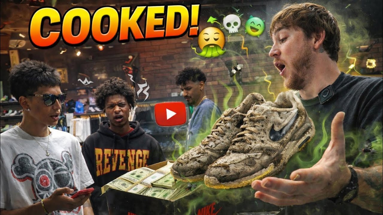 THEY TRIED TO SELL ME NASTY SHOES!!