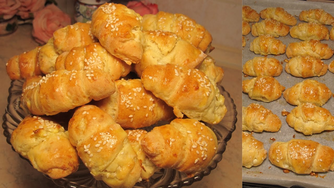Невероятно вкусни кифлички със сирене,Без втасване, лесни и апетитни.
