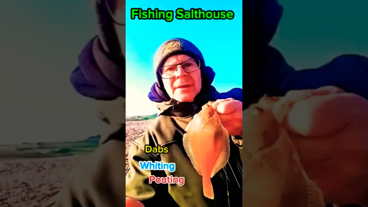 Dabs, whiting and pouting at Salthouse #fish #fishing #bass